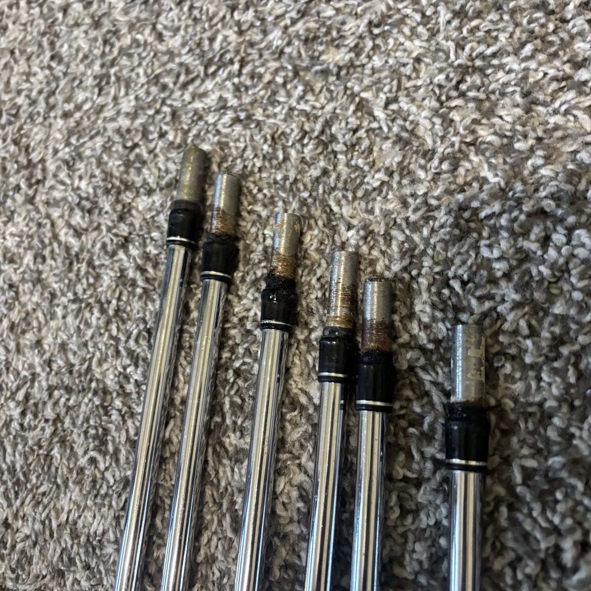 KBS Max MT 85 S Stiff Golf Shaft 6 Piece Set 34.25-37.25”Clean