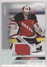 2022 Team Canada Juniors Women's WC Jersey Relics Kristen Campbell #65 q2c