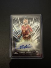 Leonardo Spinazzola 2023/24 topps chrome lazar auto
