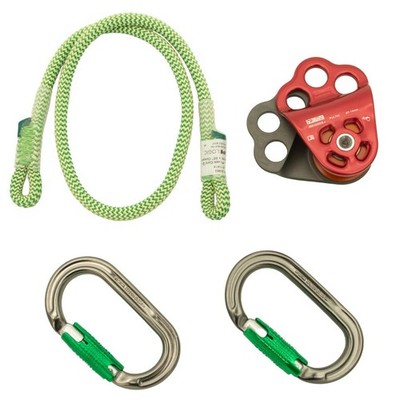 DMM HITCH CLIMBER PULLEY COMBO KIT W/ CARABINERS & PRUSIK - ARBORIST ...