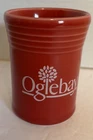 OGLEBAY Resort FIESTA  SCARLET  Red 3 3/4 inch Tumbler Cup West Virginia