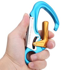Carabiner 35KN Outdoor/Climbing Button Mountaineering Safety Buckle Hardware New