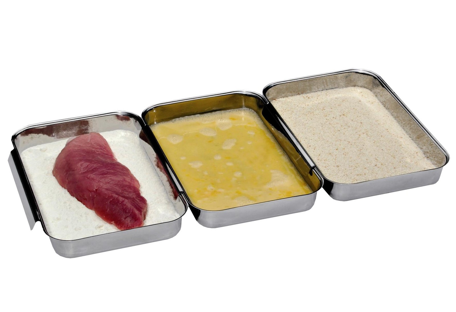 CHG Panier-Set Edelstahl 23x15x3cm 3teilig 6490₽