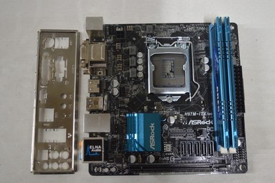 ASRock H97M-ITX/ac Intel Socket LGA 1150 DDR3 Mini ITX Motherboard w I/O Shield