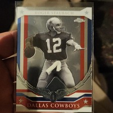 Topps 2008 Chrome Honor Roll Roger Staubach Dallas Cowboys NFL Card #HR-RS