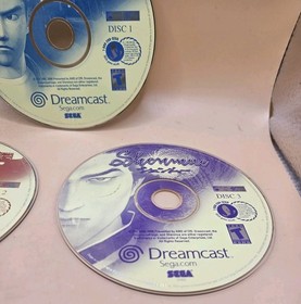 Shenmue Dreamcast 2000 Tested Discs 1 2 & 3 Working