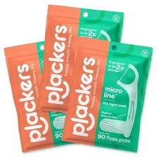 300 CT Plackers Micro Mint Dental Floss Tooth Picks Plastic Oral Teeth Flossers