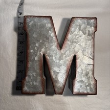 Galvanized Letter M FROM HOBBY LOBBY 6.69 X 7.01 IN Rustic, Farm House