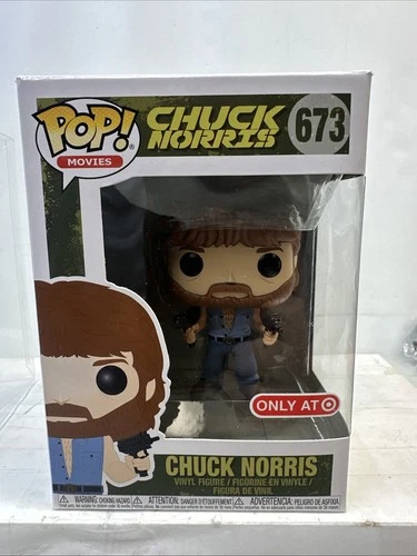 Funko Pop! Vinyl Movies Chuck Norris Target Exclusive #673 with Protector