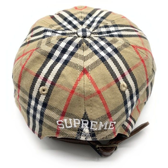 SUPREME 22SS BURBERRY Denim 6 Panel Denim 6 Panel Cap Beige | eBay