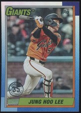 2025 Topps Update Series 1990 Topps Baseball Jung Hoo Lee #U90-21 SF Giants