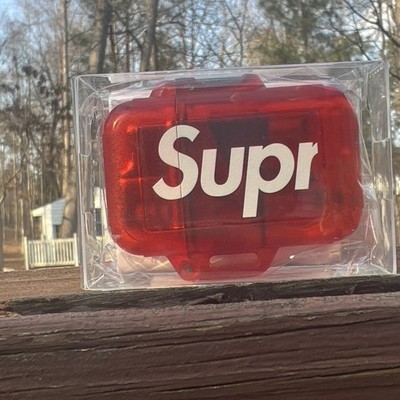 Supreme SS26 Windmill Zag Lighter Red Waterproof,Wind resistant
