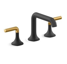 Kohler Occasion Bathroom Sink Faucet, K-27009-4-BMB, Matte Black  Brushed Brass