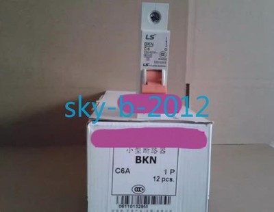 1 PCS NEW LS Power ( ) Miniature Circuit Breaker Switch BKN 1P C6A #zb