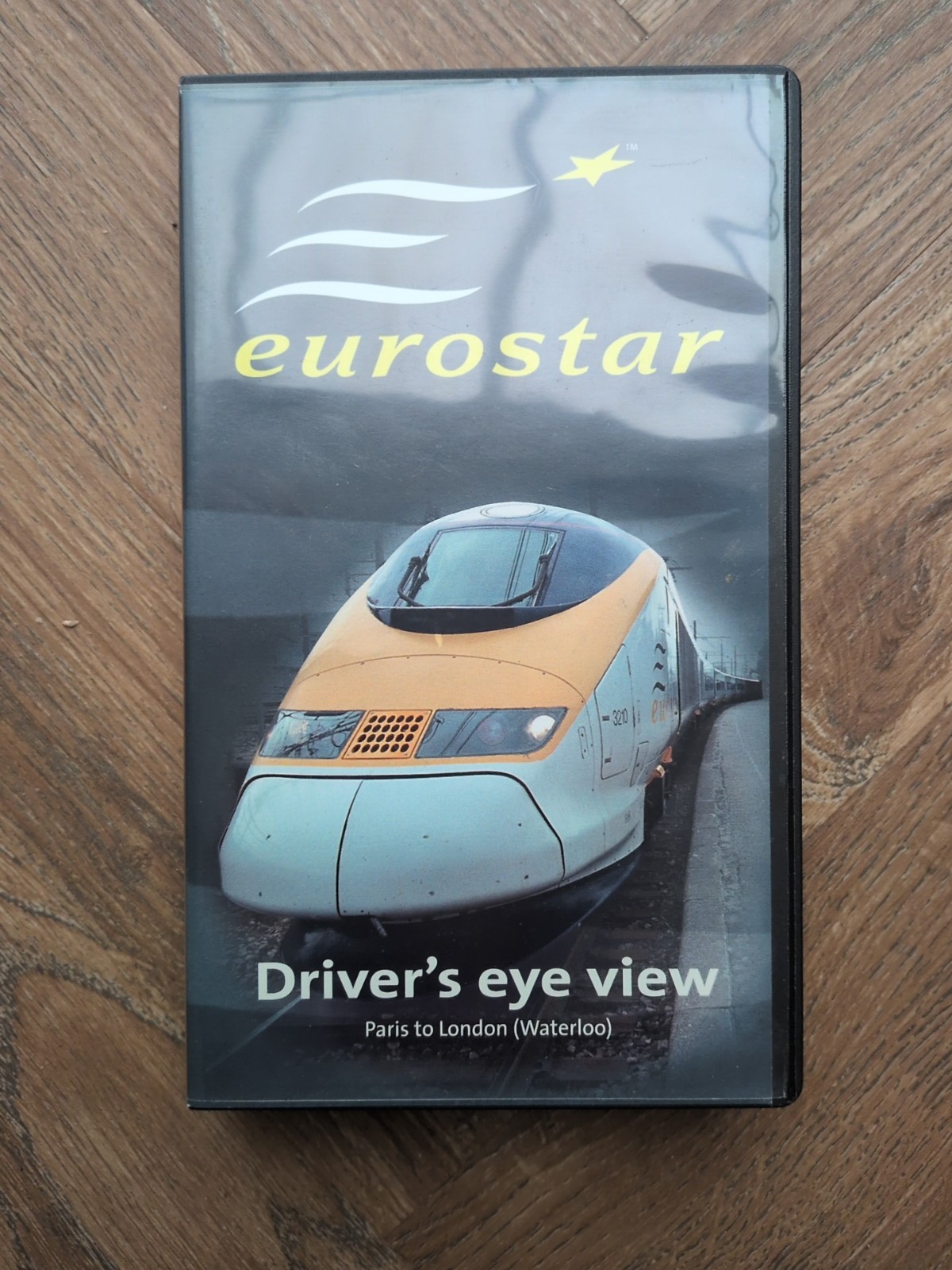 EUROSTAR DRIVERS EYE VIEW VHS TAPE - PARIS TO LONDON (WATERLOO)