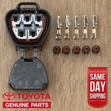 ( FEDEX 2-DAY SHIPPING ) NEW Toyota OEM Fuel Pump Connector Plug w/ Pins & Seals