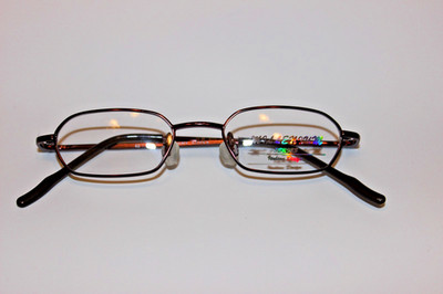 New Optic World W820 Eyeglass Frames 40-17 C12 Copper Clear Glass for Rx