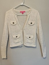Beautiful Lilly Pulitzer cream/ivory knit car...