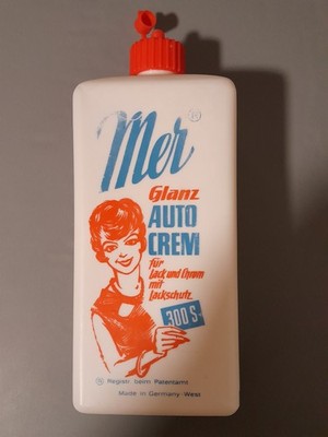 uralte Autopolitur Dose ''Mer Glanz Auto Crem 300S'' 60er Jahre,  Sammler, Retro