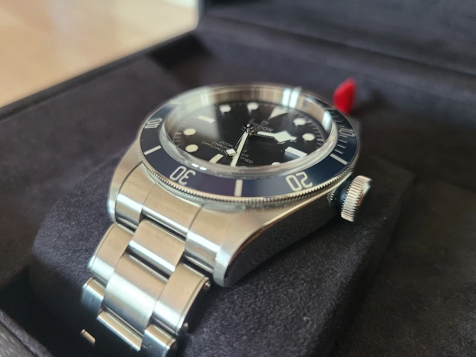 Tudor Black Bay 41mm Full Set mit Edelstahl- & Textil Armband | Garantie - Bild 3 von 4