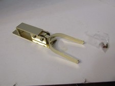 NEW BRASS METAL LOCKING GATE LATCH HARDWARE 8" FLAT