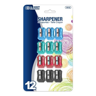 BAZIC PRODUCTS Pencil Sharpener Single Hole Blade Creme Makeup Black standard
