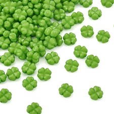 Spritewelry 100pcs 11mm Green Four Leaf Clover Acrylic Beads for Green,
