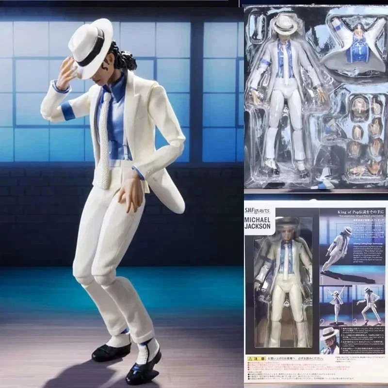 Michael jackson smooth criminal moonwalk action figure model toys free ship
