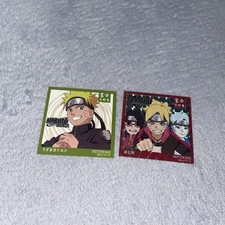 NARUTO BORUTO Fujikyu Stickers Set, Mint Condition, Uzumaki Naruto, Boruto,