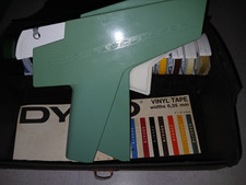 Vintage  Ancienne Dymo M 4 Étiqueteuse Manuel Ruban Notice Tapewriter