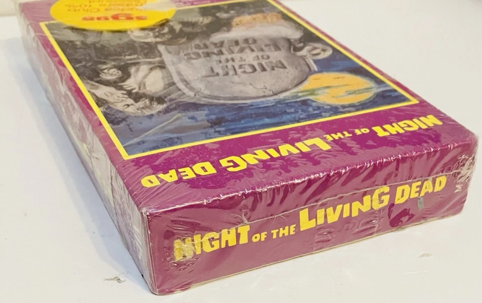 RARE SEALED! Night of the Living Dead VHS 1968 Slipcase 1982/NIB Orig/Media VTG - Image 4 of 4