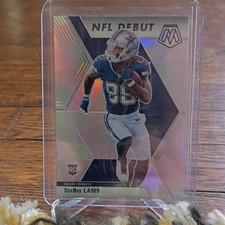 Panini Mosaic 2020 CeeDee Lamb NFL Debut #268 Silver Prizm RC Cowboys