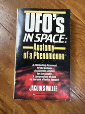 UFO's In Space: Anatomy of a Phenomenon by Jacques Vallee 1974 Ballentine