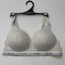 Calvin Klein Wirefree Padded Bra Sz Large L NEW