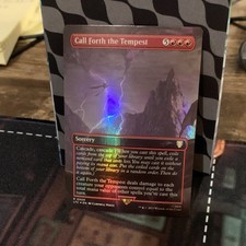The Lord of the Rings: Call Forth the Tempest Foil Rare Sorcery Red