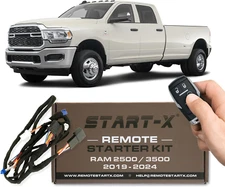 Remote Starter Kit for 2019-2024 RAM 2500/3500 || NOT 1500 || Plug N Play || 3X