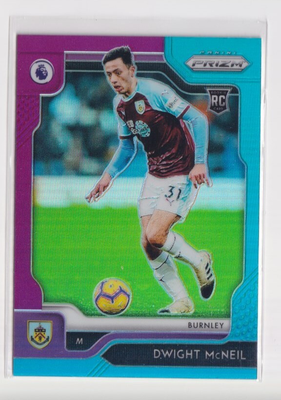 2019-20 Panini Prizm Premier League Multi-Color Dwight McNeil #250 Rookie RC