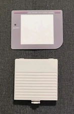 For Nintendo Game Boy 1989 DMG001 Plastic Lens and Battery Cover Set