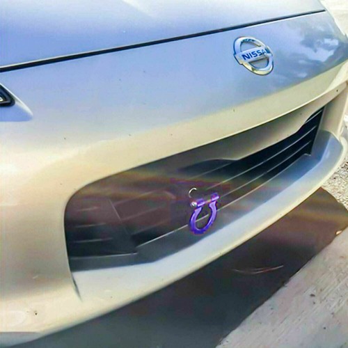 1x Blue JDM Track Racing Tow Hook Ring For Nissan Sentra 370Z GT-R Juke Infiniti - Picture 5 of 7