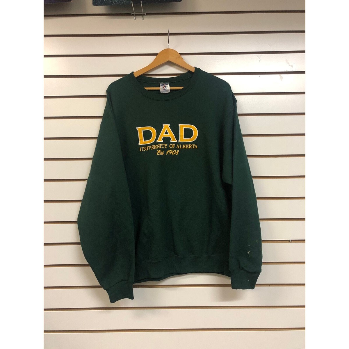Vintage university of Alberta DAD Sweatshirt size Large 1990s 80s View 2