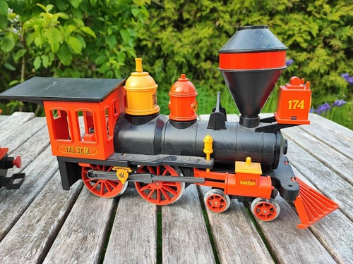 PLAYMOBIL 4054 4034 WESTERN-LOK + TENDER STEAMING MARY - Bild 5 von 9