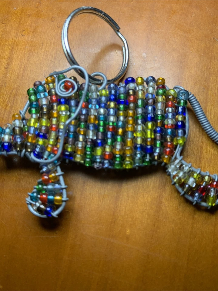 Домашний многоцветный бисер слон брелок рюкзак подвески - Изображение 4 из 4