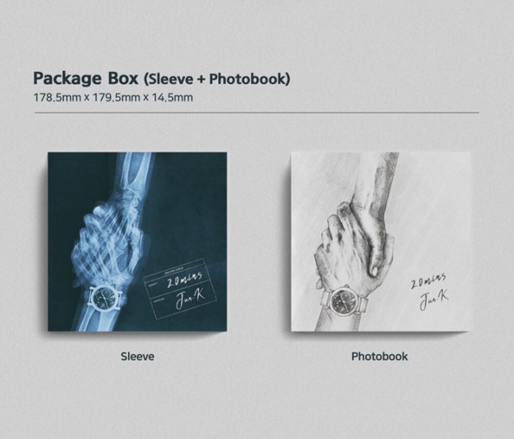 JUN K 2PM 3rd Mini Album [20 Mins] CD+52p Book+2p P.Card+Film+