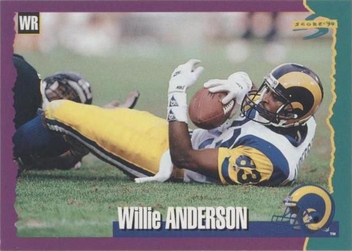 1994 Score Willie "Flipper" Anderson #103 - 1 of 2