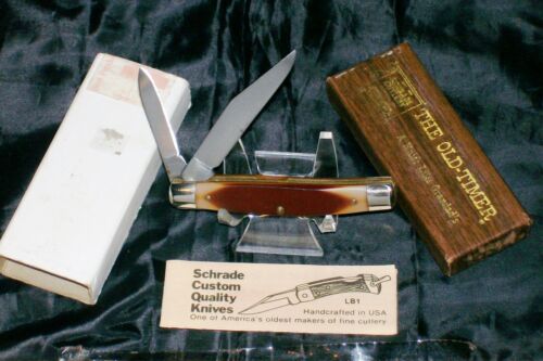 Schrade 33OT Old Timer Knife "Middleman" 1970's Original Packaging and Paperwork - Picture 2 of 12