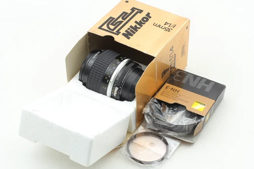 [Almost Unused / Box & Hood]  Nikon Ai-s AIS Nikkor 35mm f/1.4 Lens from JAPAN