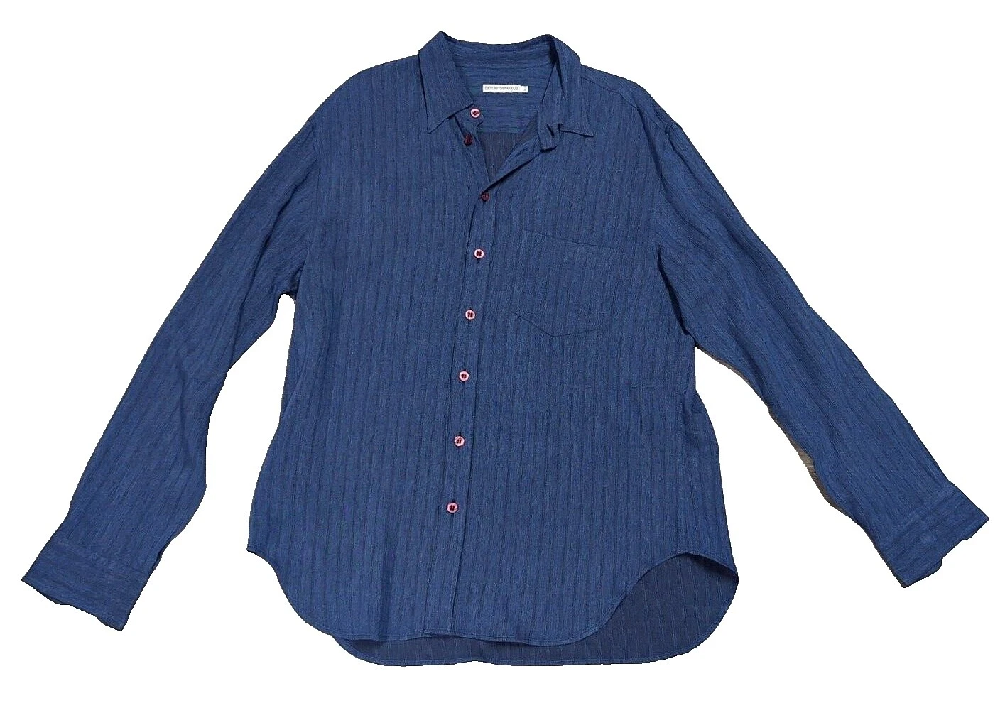 Emporio Armani Striped Casual Button-Down Shirts for Men