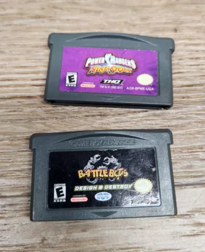 Power Rangers Ninja Storm & Battlebots Nintendo Game Boy Advance 