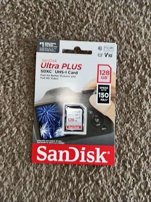 SanDisk Ultra PLUS 128GB SD Card