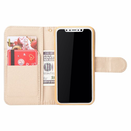 Luxury Flip Wallet Leather Women's Case for iPhone 15 Pro Max 14 13 12 11 8 7 - Picture 15 of 46